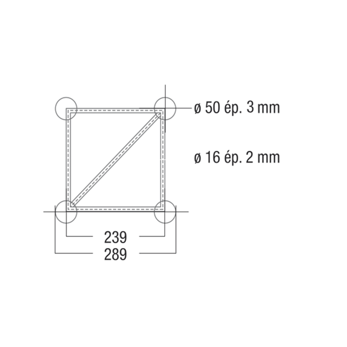 Structure ASD SZ290 FC 1.5m Stagers
